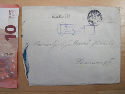 VANHA Kuori Kenttäposti 1.KKK/JR7 Talvisota 1940