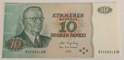 10 Markkaa 1980 tähti D0528012
