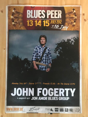 John Fogerty virallinen keikkajuliste, Blues Peer 2012