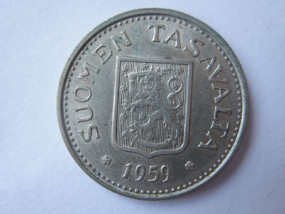 100 markkaa 1959 hopeaa