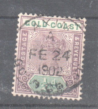 Gold coast 1898 ½p