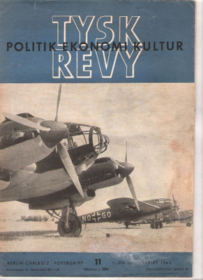 Tysk Revy, lehdet, 3 kpl. , 1940 lukua, sota-asiaa.