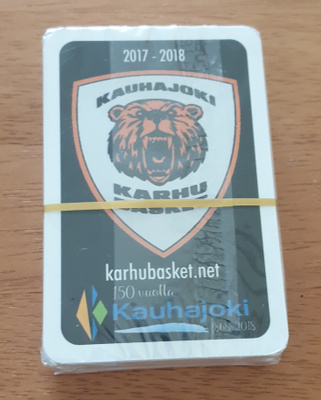 2017-18 Karhu Basket pelikortit, avaamaton