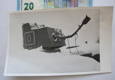 VANHA Puolustusvoimain Sota Valokuva Panssarivaunu 1942