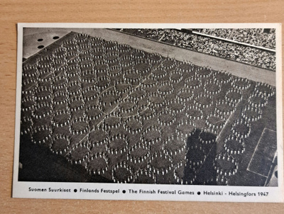 Helsinki, Suomen Suurkisat 1947, n:o 6, stadion, kulkematon