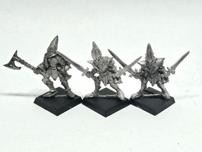 WHFB - 3x Melnibonean Elf Warrior