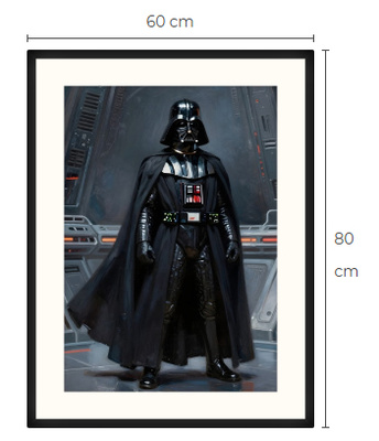 Uusi Darth Vader Star Wars art print taulu 60 cm x 80 cm