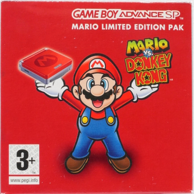 Game Boy Advance SP Console - Mario Limited Edit
