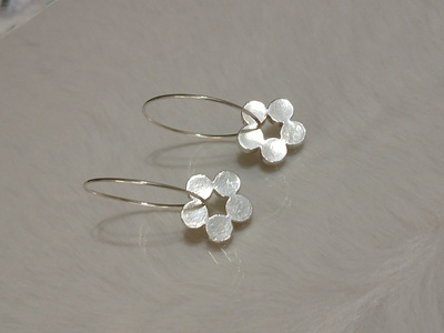 Design Hopea kukka korvakorut ELINA 925