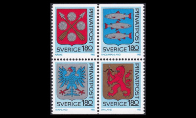 Ruotsi 1330-3 ** Alennusmerkit (1985)