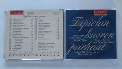 TAPIOLAN KUORON PARHAAT CD