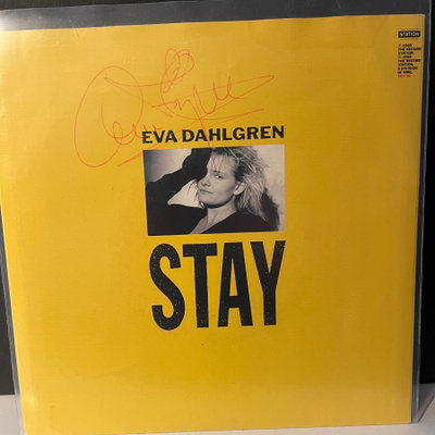 Eva Dahlgren - Stay 7" single nimikirjoituksella