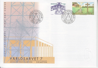 Ruotsi FDC 2005 world heritage.
