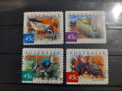 LINNUT eläinaiheinen sarja AUSTRALIA 2001 o