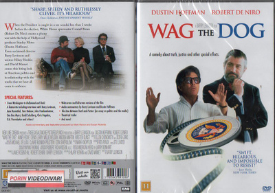 Wag The Dog	(23 508)	UUSI	-FI-	DVD			dustin hoffman	1997