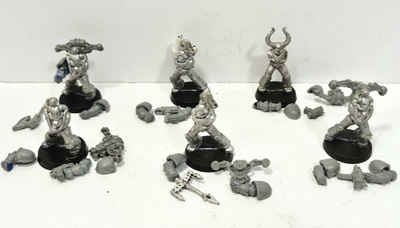WH40K - 6kpl metallisia Chaos Space Marine figuuria [S21]
