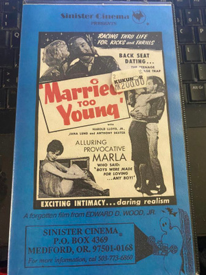 Married too Young VHS Ed Wood
