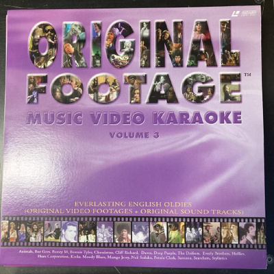 Original Footage - Music Video Karaoke Volume 3 LaserDisc