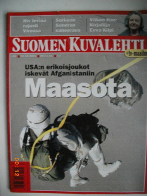 Suomen Kuvalehti Nro 43/2001 (27.6)