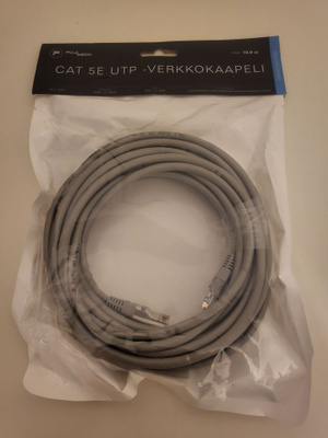 CAT 5E UTP kaapeli 10m (KÄYTTÄMÄTÖN)