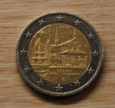 2 Euro Saksa 2013 Maulbronn