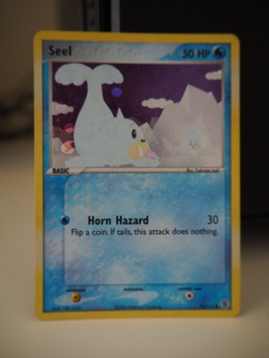 Pokemon kortti Seel EX FireRed & Leafgreen reverse