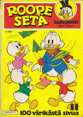 Roope-Setä N:o  11 (1/1980) Avaruusmuna