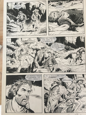 Tex Willer ORIGINAALI SIVU Giacomo Danubio Tex 7/2013
