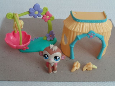Littlest Pet Shop apina ja tavarat