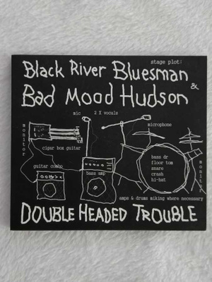 BLACK RIVER BLUESMAN & BAD MOOD - HUDSON DOUBLE HEADED CD