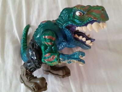STREET SHARKS   DINOS TBONE  figure - HEAD HUNTER STORE.