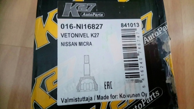 Nissan Micra Vetonivelen suojakumi K27 016-NI16827 841013