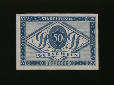 Saksa Notgeld 50 Pfennig, Itzehoe 1.10.1918