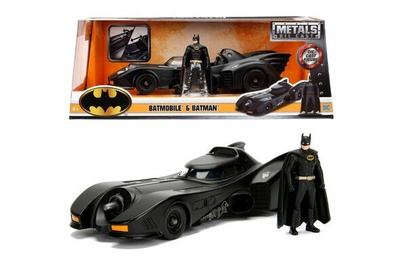 BATMOBILE & BATMAN	(45 429)	meatl die cast 1:24 (21cm)