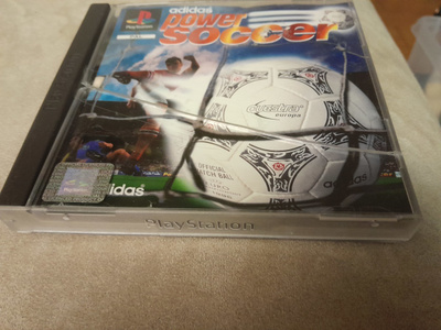 PS1 - Adidas Power Soccer SLES00189 ( CIB ) Black Label PAL