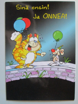 KULKEMATON CHAZ KARVINEN ONNITTELEE