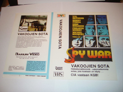 Vhs kansipaperi Fix - VAKOOJIEN SOTA   (Sis.postikulut)