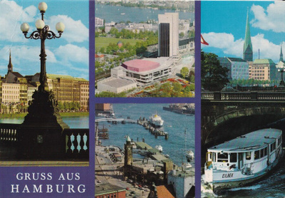 Hamburg, monikuvakortti e227