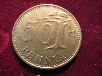 50 penniä 1977