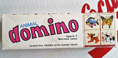 Vintage eläin Domino