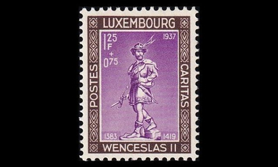 Luxemburg 307 * Lastenapu 1.25+0.75 Fr (1937)