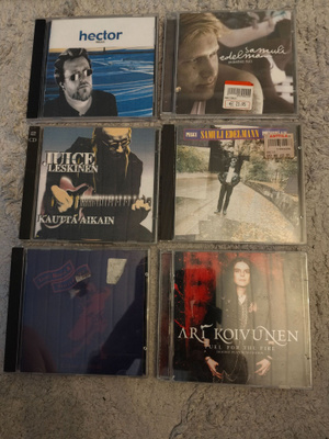 CD 6kpl kotimaista pop/rock