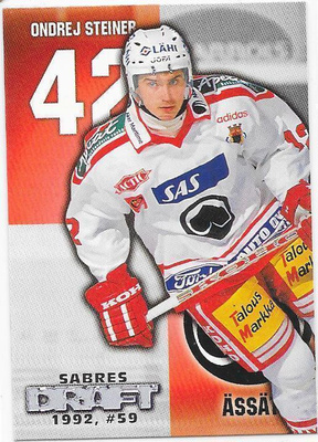 1999-00 CardSet #345 Ondrej Steiner Ässät