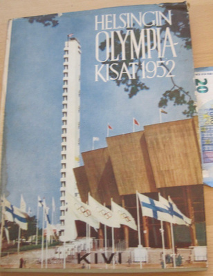 VANHA Kirja Helsinki Olympia 1952