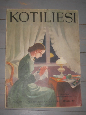 Kotiliesi ,  marraskuu II / 1934  , kansi M. Wendelin