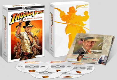 INDIANA JONES: 4 Movie Collection - 4K UHD + Blu-ray, uusi