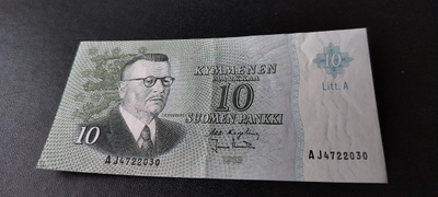 10mk 1963 Litt.A, KA-Ara, AJ-sarjaa