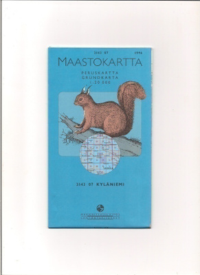 Maastokartta 1:20 000 Kyläniemi