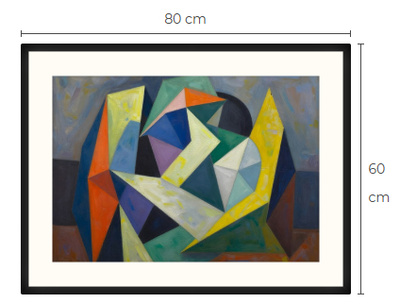 Uusi Kubismi art print taulu 60 cm x 80 cm