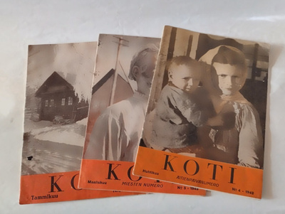 KOTI  LEHDET 3 kpl